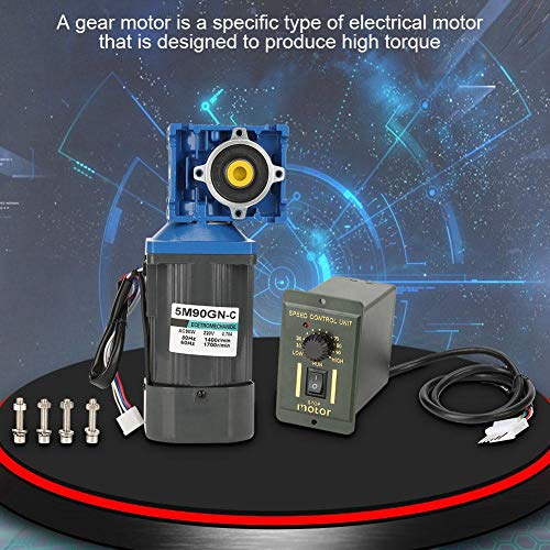 Motoréducteur AC 220V à vis sans fin avec engrenage haute précision 60K