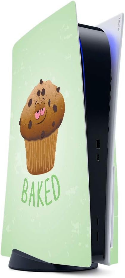 MightySkins Gaming Skin for PS5 / Playstation 5 Digital Edition - Baked | Protective Viny wrap | Easy to Apply and Change Style | Made in The USA