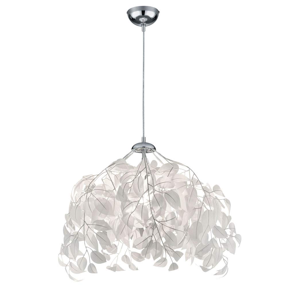 Trio Lighting Leavy Sospensione Foglie Lavabili D. 38cm 1 Luce Attacco E27