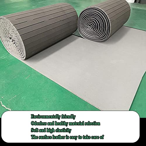 Foto von WAEYZ Sparring Kampfmatte, Boxen Sport Judo-Matte, PVC-Leder-Oberfläche, Abriebfest, rutschfest, Ideal für Workouts, Yoga, MMA und Mehr (Color : 5m*1.5m, Size : Thick 5cm)