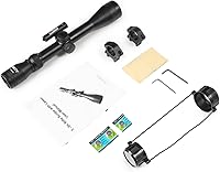 Vista 7 de PINTY Tactical Rifle Scope Combo: 3-9x32 3-9x40 4-12x50 4-16x50 Illuminated Optics, Red Dot Sight, Laser, RGB Rangefinder Riflescope for 20mm