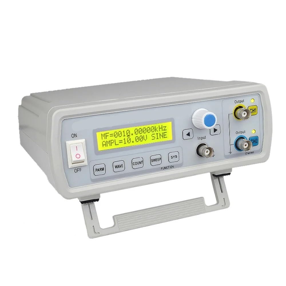 Generador de Doble Canal, 6MHz, 250MSa/s, Resolución de 12 Bits, Contador de Frecuencia y Contador de Pulsos