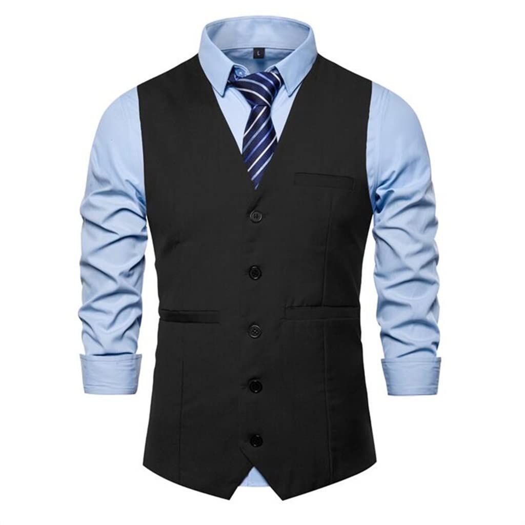 Costume de couleur solide homme habit social business et gilet élégant