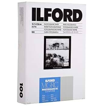 Amazon.co.jp: Ilford 1951987 写真用紙 5 x 7インチ (100枚