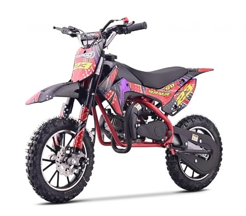 MiniMoto Benzynowy Mix I-Renegade 49cc Czerwony - 3-7 LAT APRX