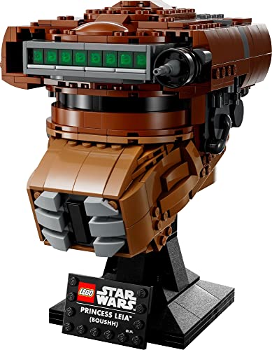 Star Wars Casco della Principessa Leia (Boushh) 75351 Festeggia Il 40° Anniversario di Una Scena Classica con Questo espositore costruibile da 18+ 670 Pezzi - Lego - Immagine 6