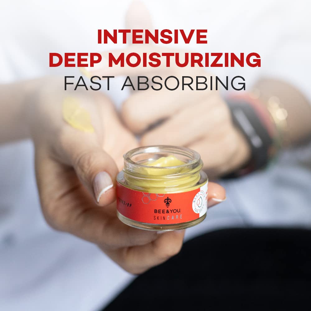 Bee and You Intensive Moisturizing Repair Cream for Face and Body with Royal Jelly, No Color, 0.51 ml (Pack of 1) - Image 4