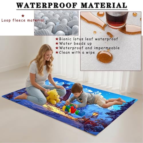Tapis salon 60x90cm antidérapant pour éviter les glissades - 3