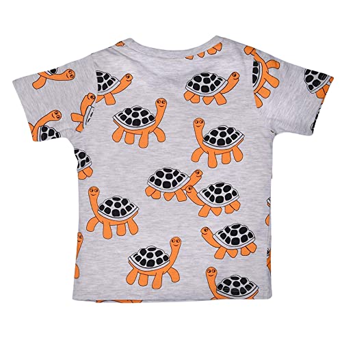 Image of Be Awara Kids Printed Half Sleeves T-shirt & Shorts Clothing Sets, 100% Cotton Soft Unisex Cord Set, Comfortable Wear for Kids With Cool Prints, Everyday Casual Wear for Boys & Girls