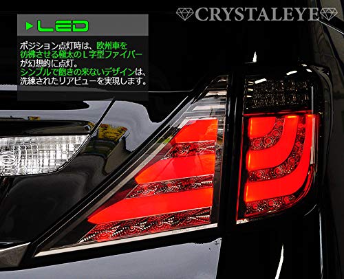 Amazon | 極太3本ファイバー クリスタルアイ 20系 アルファード ヴェル