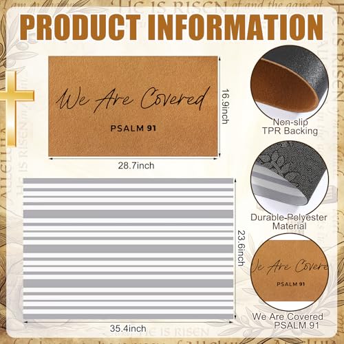 Tapete Decorativo Drydiet 2 Pcs Bible Verse miniatura 3
