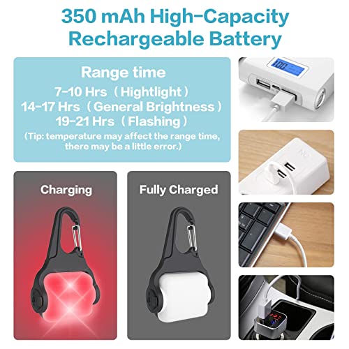 Blbs GD-01 Dog Lights For Night Walking – 50Lm Dog Collar Light, 3 Modes Rechargeable Dog Light, Ip65 Waterproof Dog Walking Light, Dog Flashlight thumb #4