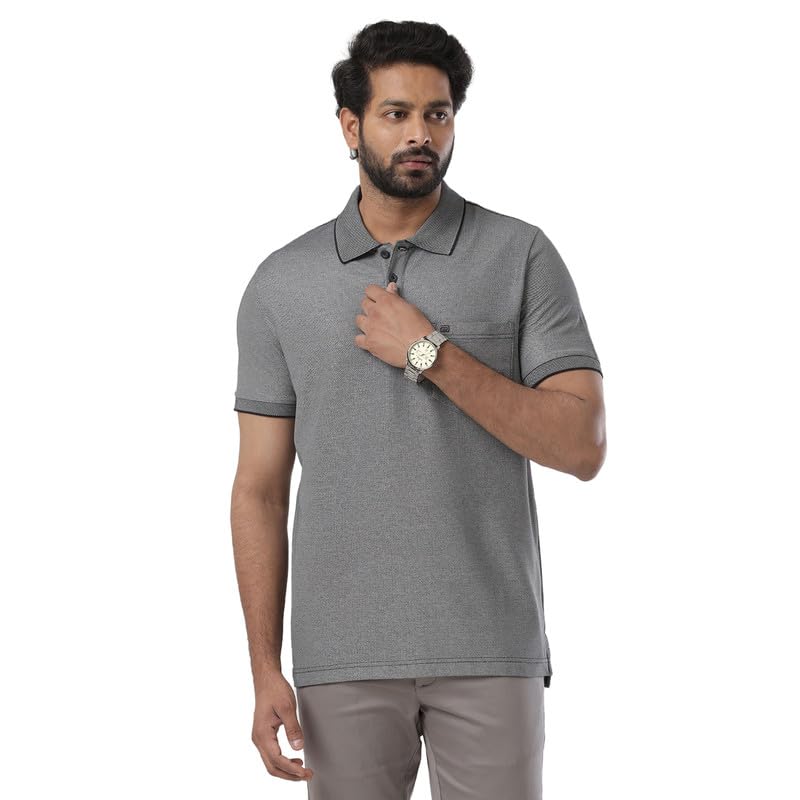 ariser Golf Polo Poly Cotton Half Sleeve Solid Smart Fit Casual T-Shirts for Men-picture-29