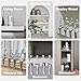 NERNGZC Silver Accent Decor Thinker Statuem, Statues for Home Decorations Abstract Sitting Thinker Desk Sculpture Table Decor 4 Piece (Silver)