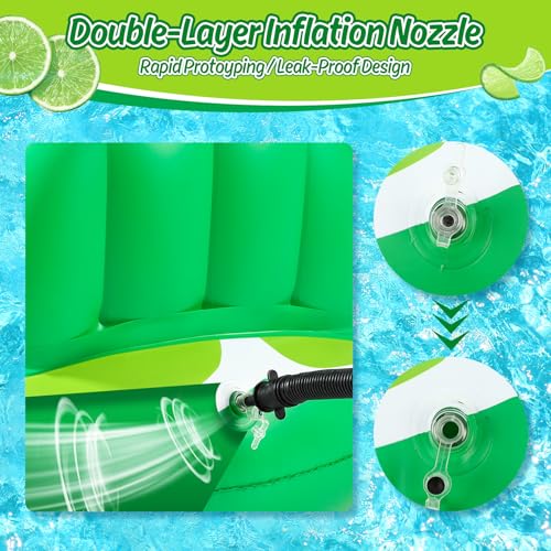 Grand bouée gonflable COOLJOYA idéale pour vos fêtes de piscine cet été - 5