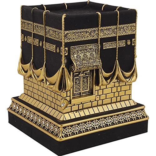 LaModaHome Gune? Gold Color 3D Kaaba Islamic Gift Medium