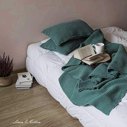 Linen & CottLinen & Cotton Fodera Cuscino Federa