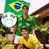 2026 Soccer World Cup Brazil Flag Headband Game Day Cheering Brazil Flag Hairband Funny Sports Fans Game Day Accessories