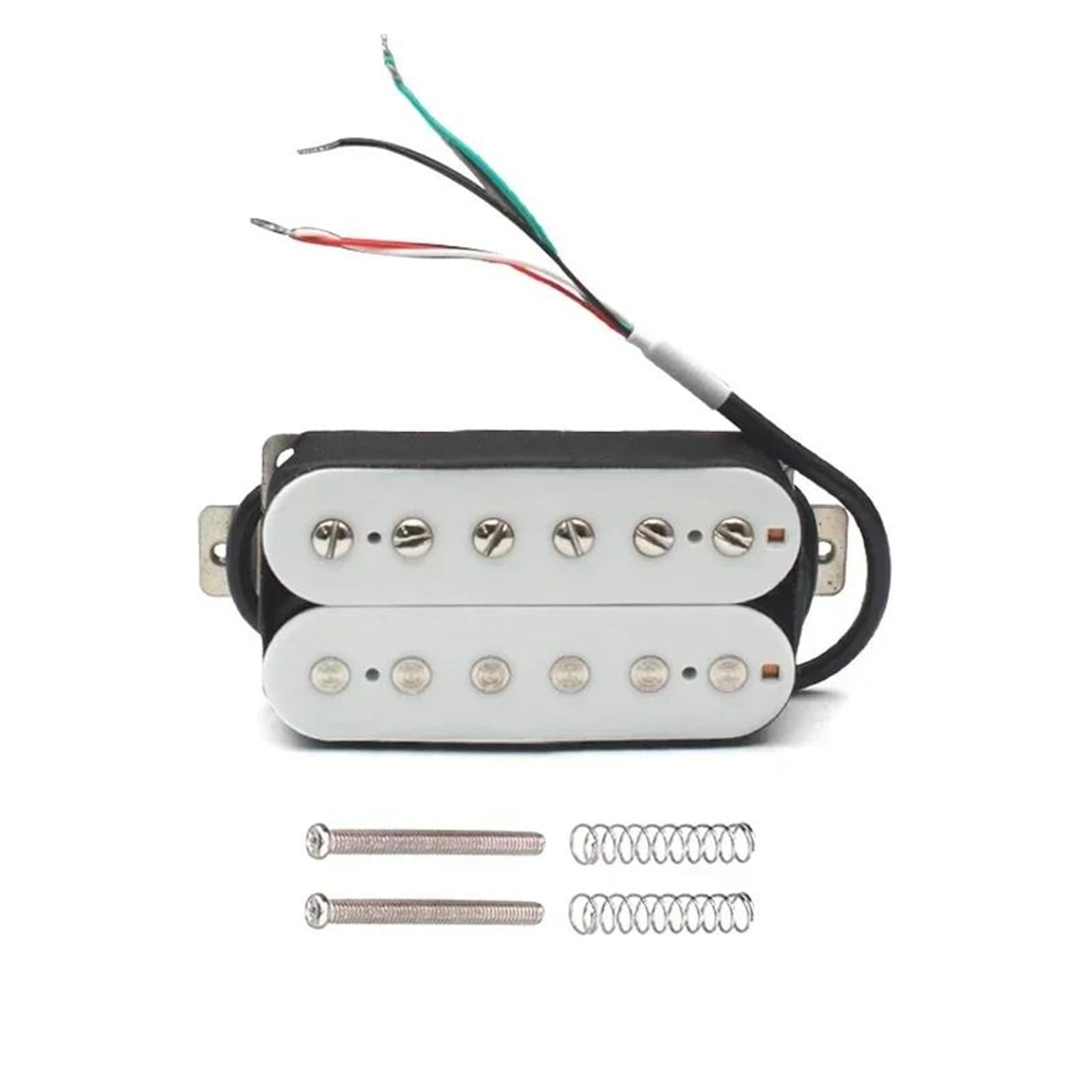 Bk Or White Alnico 2 Przetworniki Do Gitary Elektrycznej Akcesoria Do Humbuckerów(White N B)