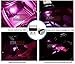 ICBEAMER 1 pc Pink Purple Universal USB Interface Plug-in Miniature Night Light LED for Car Interior and Trunk Ambient Atmosphere