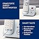 Panasonic KX-TG6822GS DECT Schnurlostelefon mit Anrufbeantworter (strahlungsarm, Eco-Modus, GAP Telefon, Festnetz, Anrufsperre, DUO) perl-silber