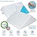 The Angle Wedge Pillow for Back Pain Relief - Knee Wedge Pillow for Legs, Triangle Memory Foam Pillow for Sleeping and Support (Sherpa Cover + Memory Foam, X-Wide)