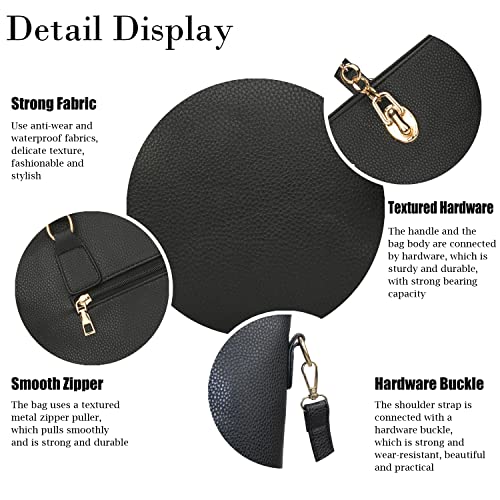 Image of OTMIPIML Purses and Handbags for Women Synthetic Leather Tote Crossbody Bags Satchel Purses Set 6pcs | Set