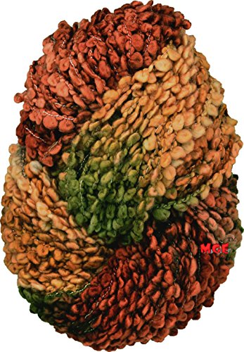 Image of M.G ENTERPRISE Sumo Brown Beads Wool Hand Knitting /Art Craft Soft Fingering Crochet Hook Yarn, Needle Knitting Thread Dyed, Thick Chunky 400 gm (Brown)