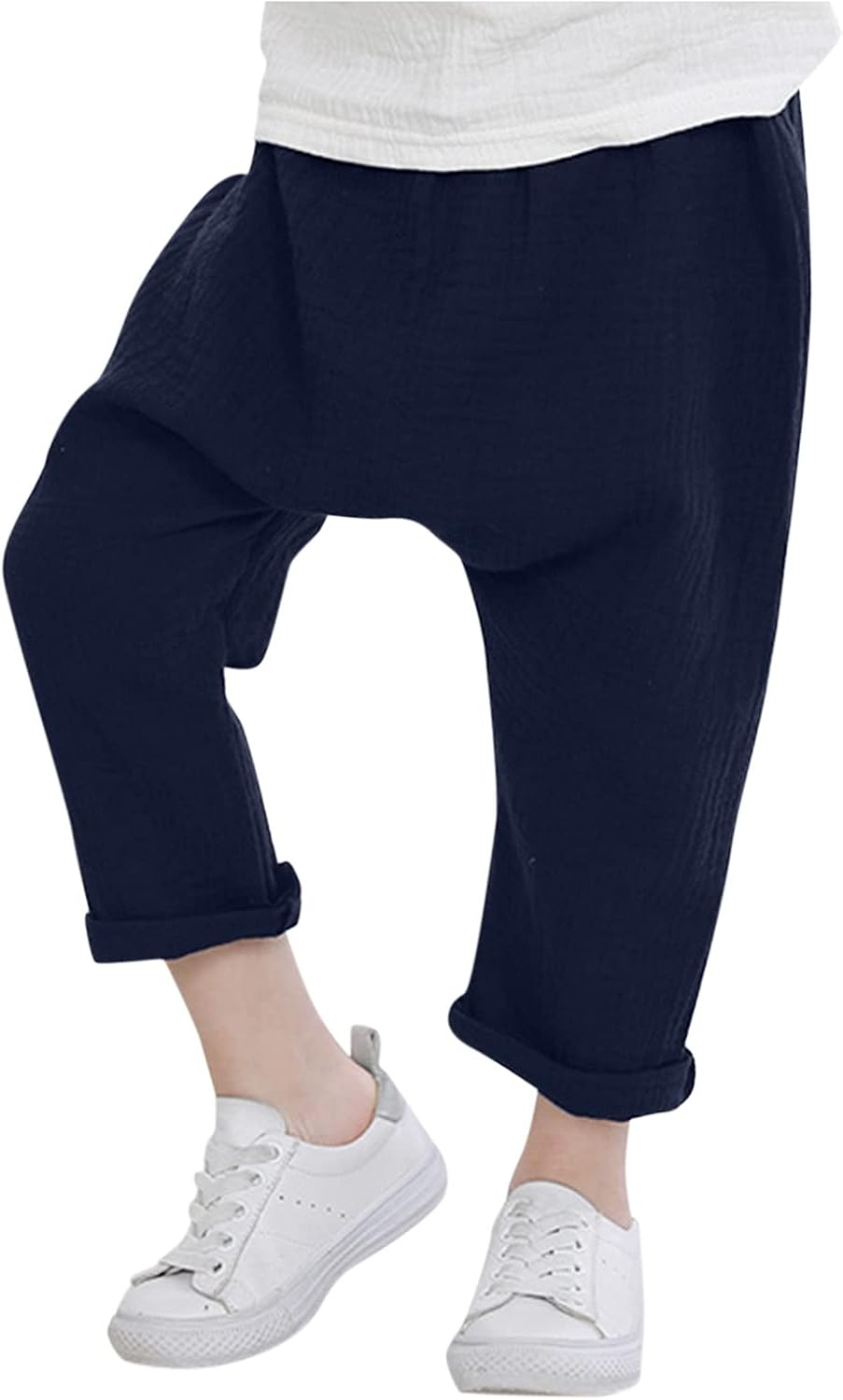 Toddler Boy Girl Cotton Linen Casual Harem Pants Basic Plain Soft Pant Baby Summer Fall Bloomers Boy Fall Outfits