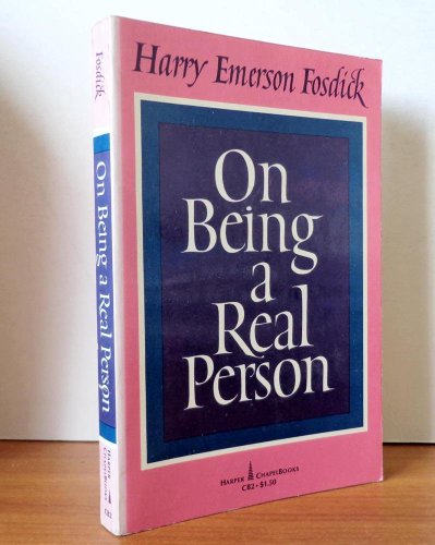 On Being a Real Person B000X9M7UE Book Cover