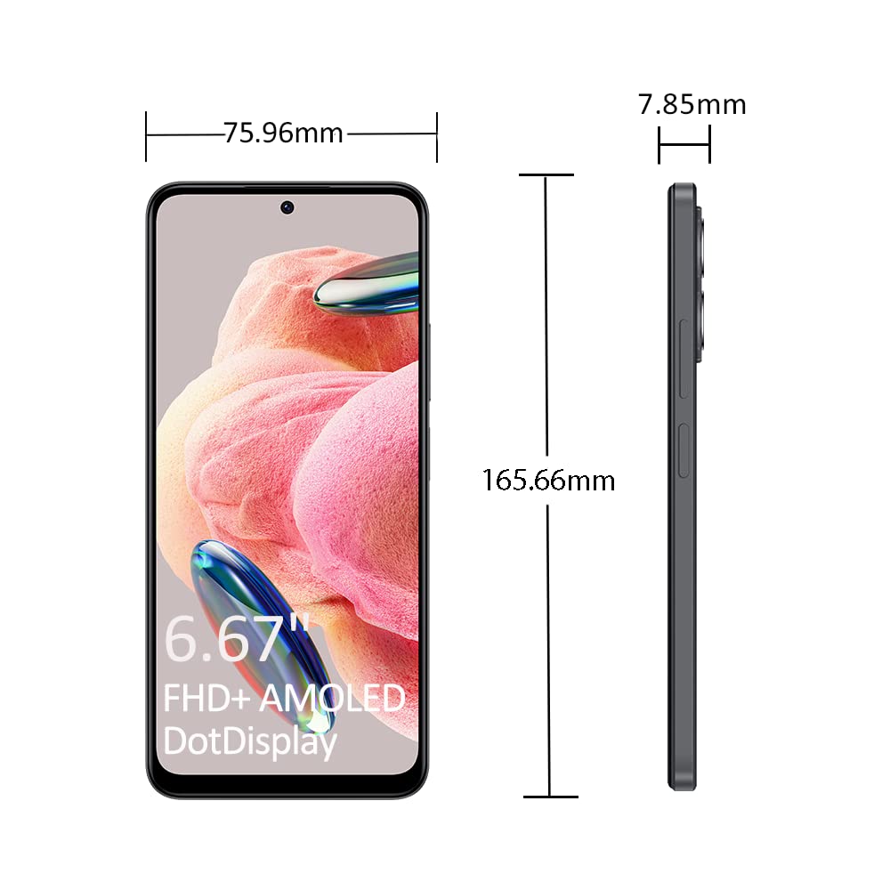 Xiaomi Redmi Note 12 4GB/128GB Smartphone Onyx Grey - Dettaglio