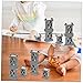 HOOTNEE 9pcs Sturdy Train Bridge Supports for Ho Scale Train Toy Tracks Bridge Risers