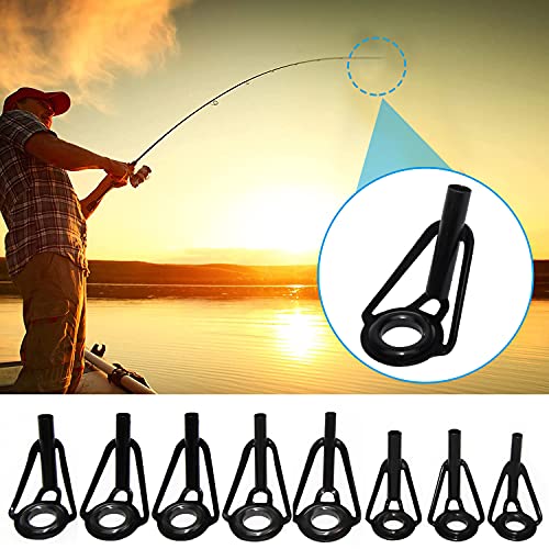 Anelli Canna da Pesca Kit Ceramica Acciaio