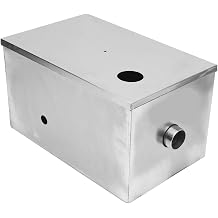 Grease Trap, Stainless Steel Oil Water Separator, Efficient Wastewater Management, High Capacity for Commercial Kitchens