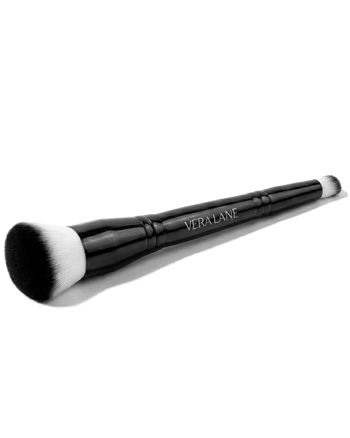 1-in-2 Total Control Makeup Brush for Liquid Makeup & Foundation - Black