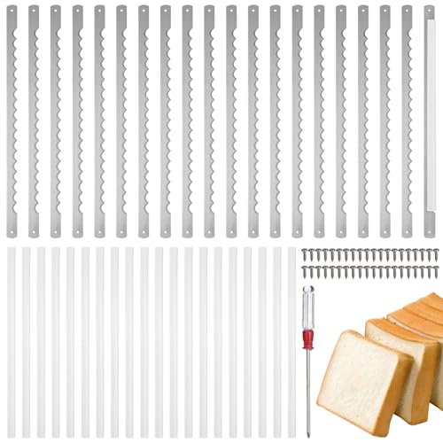 FELISTORY 20 PCS Bread Bow Knife Blades, 10.8