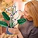 Orchid Ideas Botanicals Building Kit – DIY Artificial Flower Model with Vase, Creative Botanical Orchid Set for Adults, Relaxing Hobby Blocks Compatible with LEGO, Home Decor & Gift for Christmas