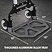 ZENY Folding Hand Truck Dolly Aluminum Hand Cart Portable Folding Trolley with Telescoping Handle and Bungee Cords, 175 lbs Capicity, for Moving and Travel