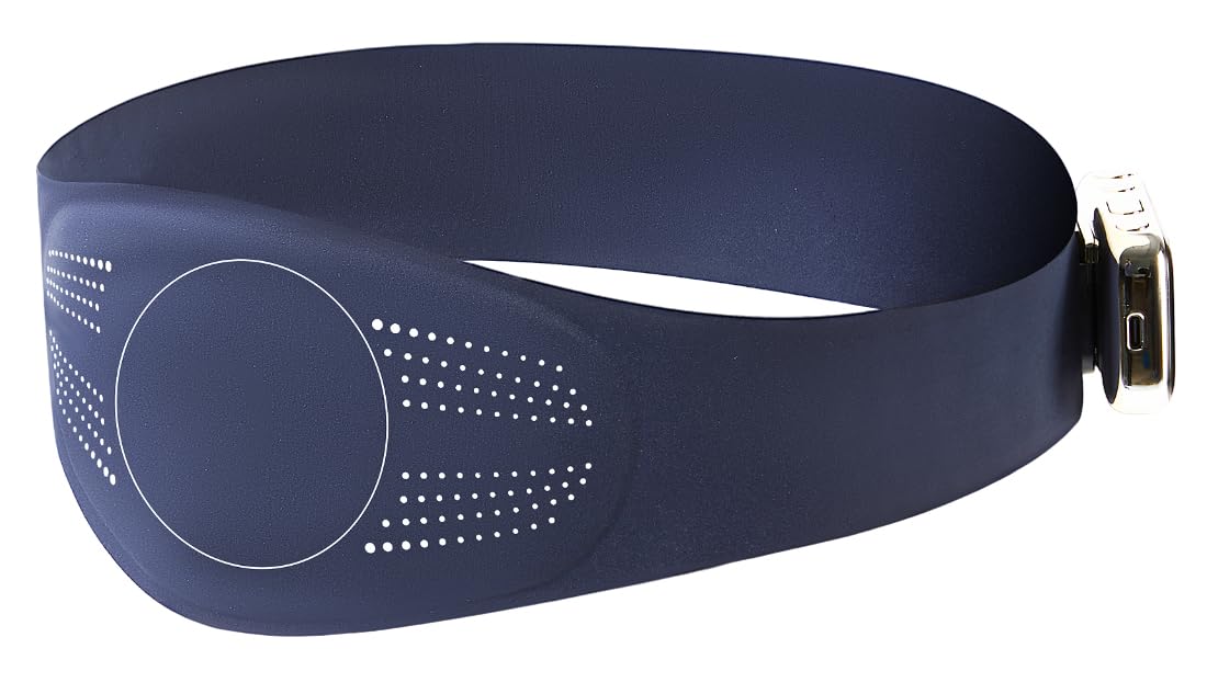 Hi5 D1 Massage Portable TENS Heating Pad Heated Belt for Lower Back Pain Relief, Menstrual Pain Belt with Heat, Tens Pulse Vibration Massage, Belly Lumbar Abdomen Spine Stomach