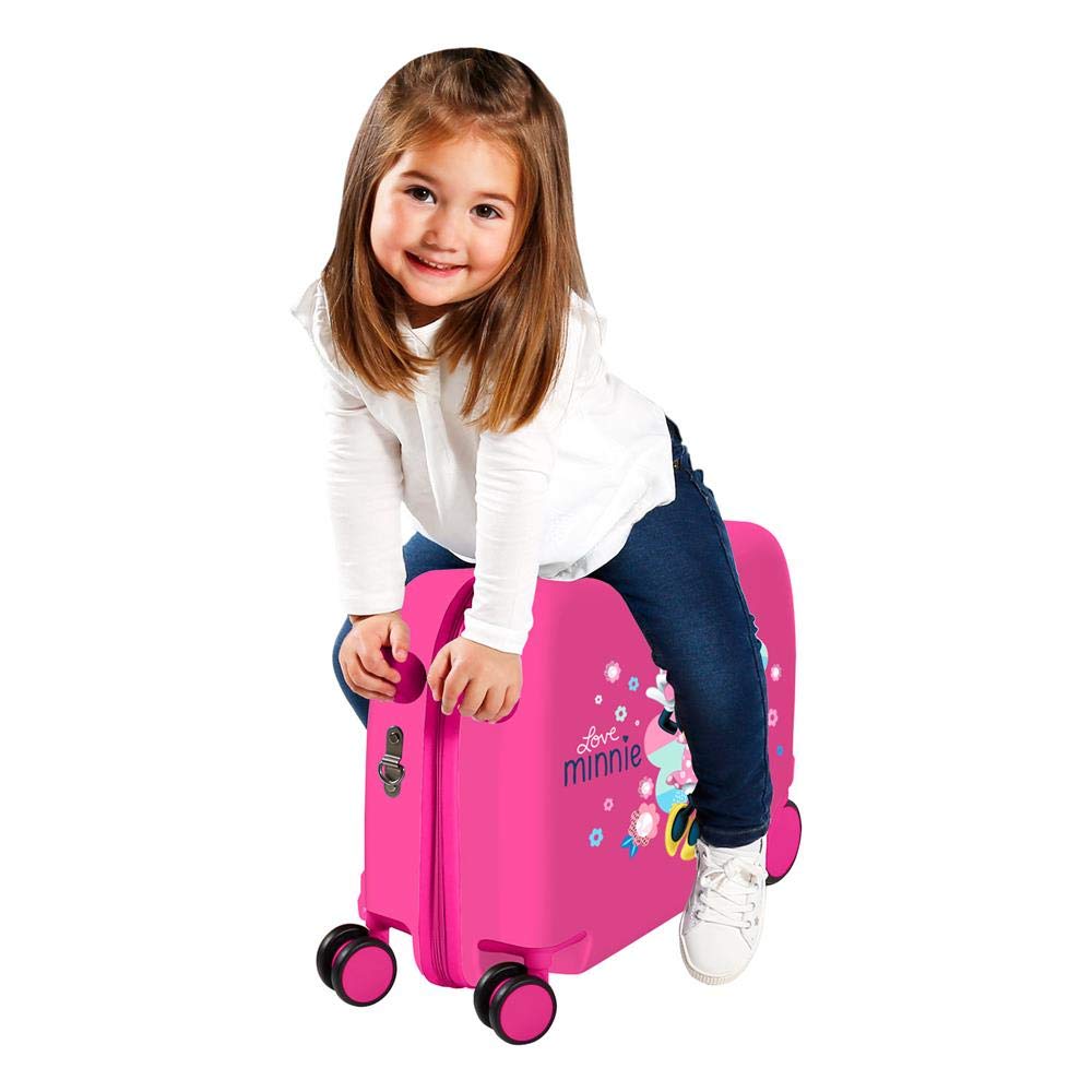 Disney Valigia per bambini 2 ruote multidirezionali Minnie Love