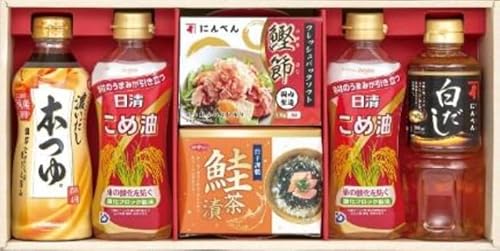 お歳暮期間限定販売 にんべん&日清オイルバラエティギフト MAI-30×6