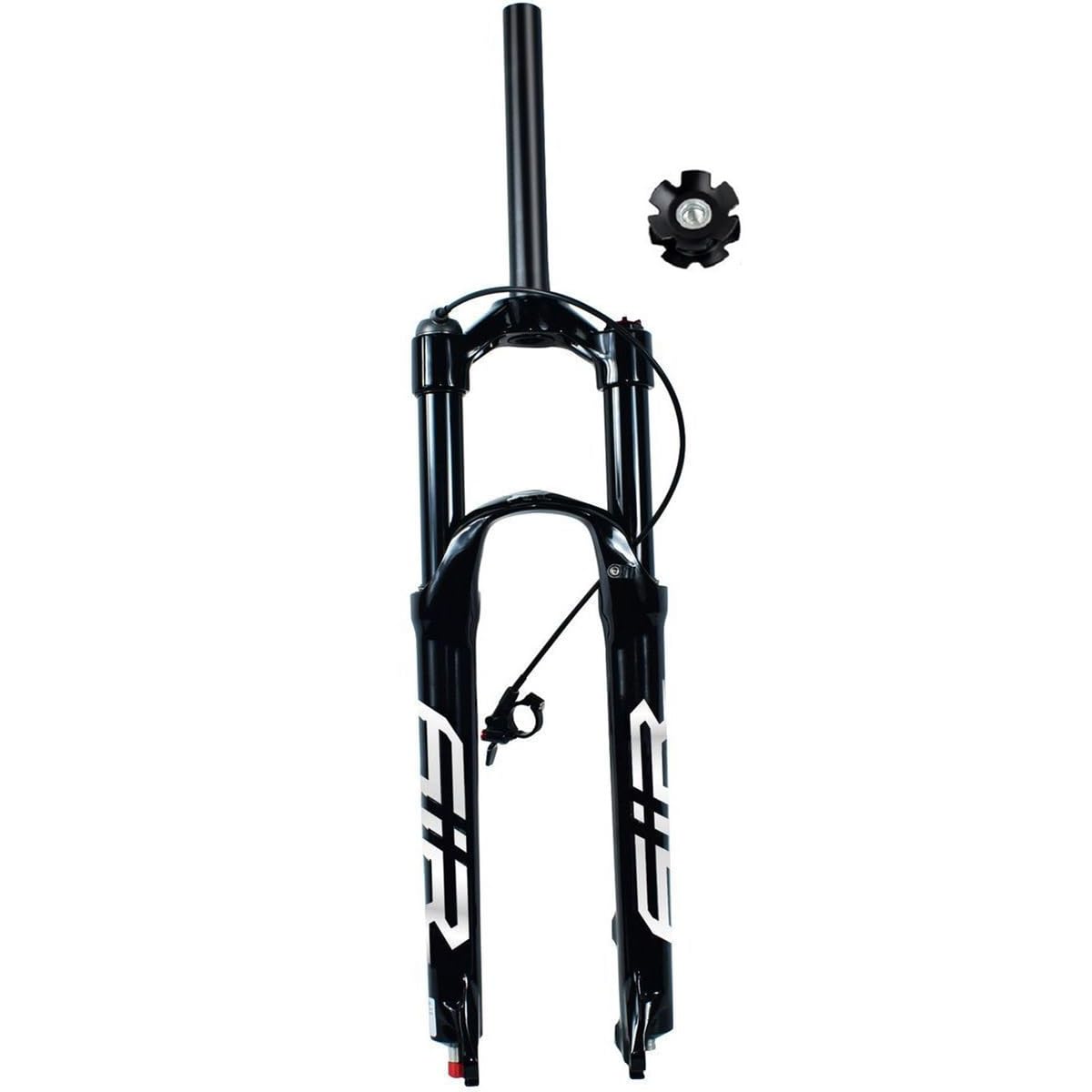 WIQUYBML Mountain Bicycle Suspension Forks 26 27.5 29 Inch With Rebound Adjust MTB Bike Front Fork Threadless Straight Steerer 28.6mm Travel 140mm QR 9×100mm