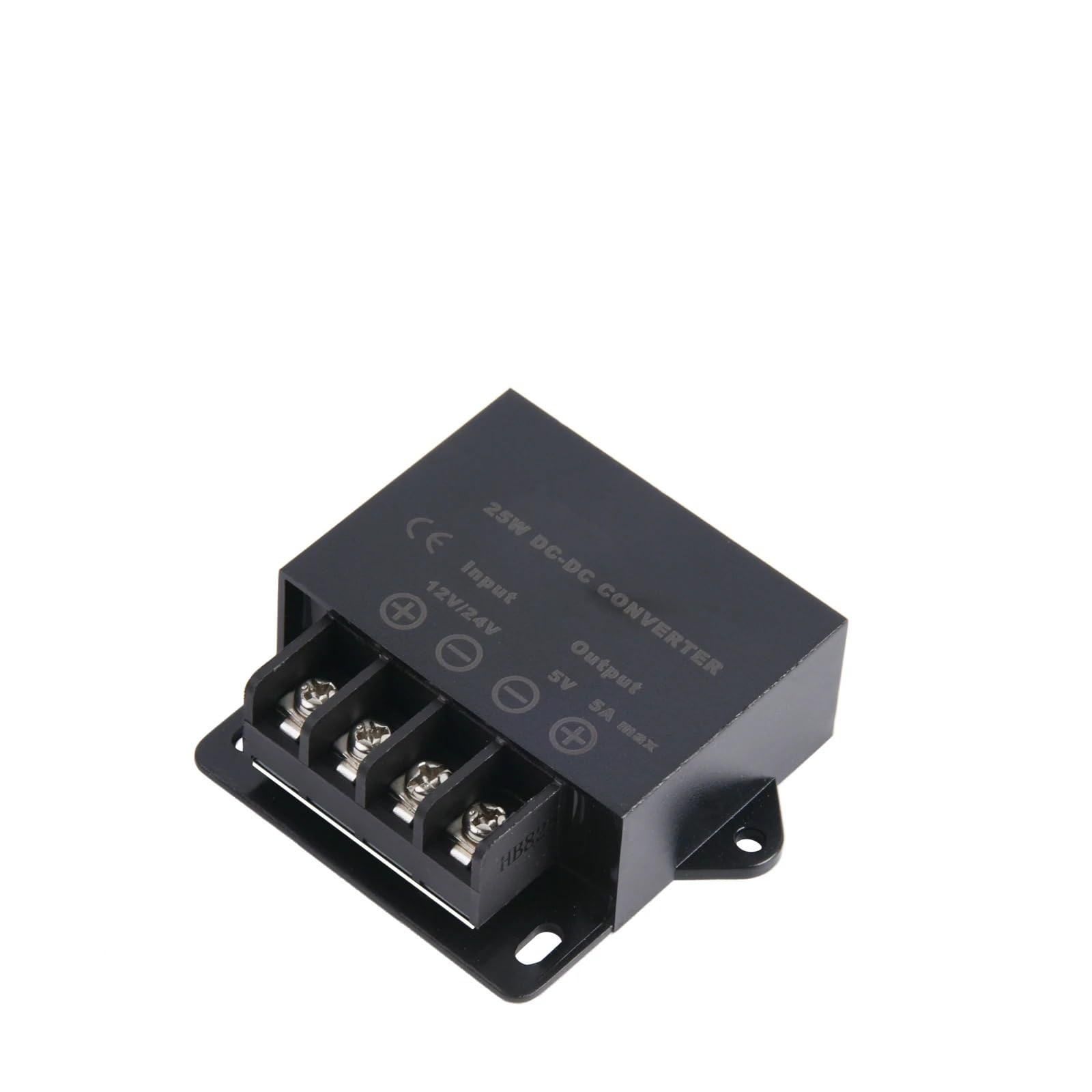 1 szt. 12 V-24 V do 5 V elektryczny konwerter mocy 3 A, 5 A, 10 A, 15 A, regulator napięcia krokowego, mini moduł zasilania do samochodu LED (3 A)