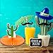 9 Pieces Fiesta Party Decorations Mexican Party Table Decor 8'' fiesta Honeycomb Mexican Table Centerpieces Cinco De Mayo Decorations for Taco Day of The Dead Decor Supplies Favors