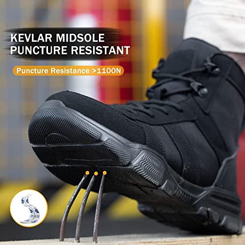 ARCHINSERT Safety Shoes for Men Women Outdoor Protection Steel Toe Shoes Waterproof Non Slip Resistance Construction Boots2