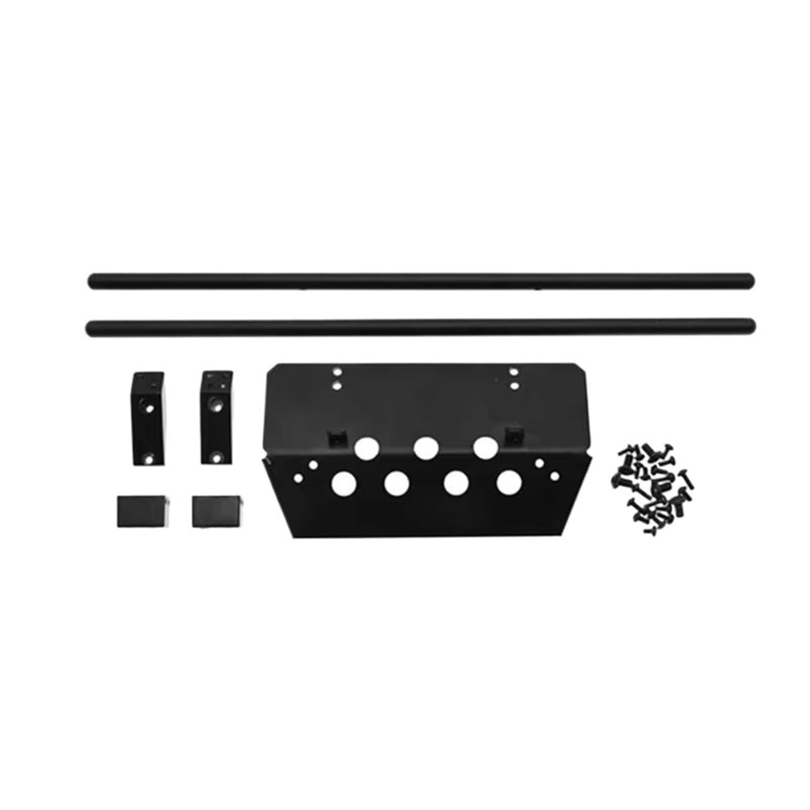 Paraurti RC per Axial per SCX10 per Traxxas per TRX4 Paraurti Anteriore E Posteriore Metallo con Luce per Carrozzeria di Auto Cingolate RC 1/10