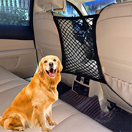 Car Dog Barrier, Pet Barrier Dog Net for Car Between ...
