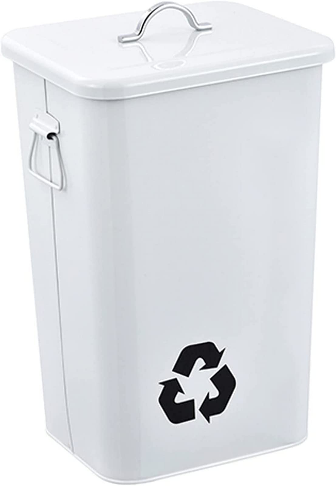 Cubo Basura 3 Compartimentos Cubo Para Basura Triple Con Tapa Y Pedal De  Color Blanco De 415 X 595 X 30 Cm Con Capacidad De 40 Litros Pequeno  Contenedor Especial Para Reciclaje, image size:1107x1600