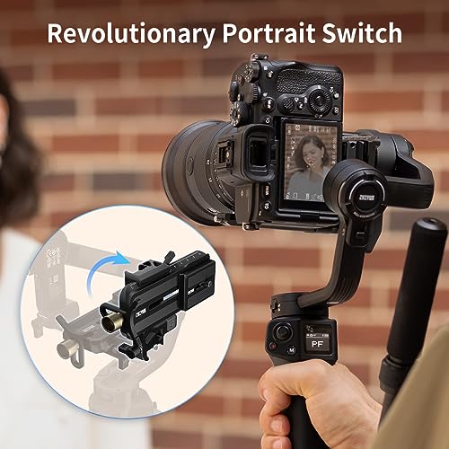 Image of ZHIYUN Weebill 3S Gimbal Stabilizer with Wrist Rest Sling Grip for DSLR and Mirrorless Camera Canon /Nikon /Sony /Panasonic /Fujifilm,Fill Light,Native Vertical Shooting
