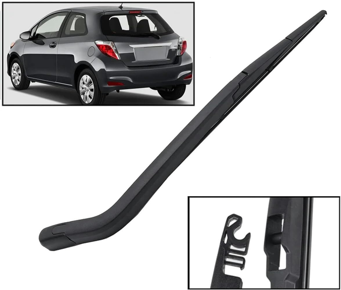 Trasera Escobilla Brazo del Kit Para Toyota Yaris 3. 2011-2019. Juego de Brazo y Hoja de Kit de limpiaparabrisas